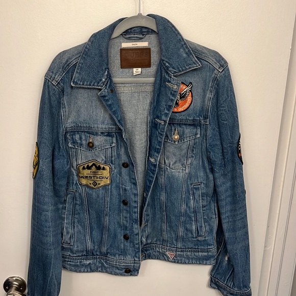 Guess | Jackets & Coats | Super Cute Mens Guess Patchwork